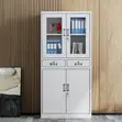 2-Door Office Storage Cabinet - Secure Modern Filing - 4