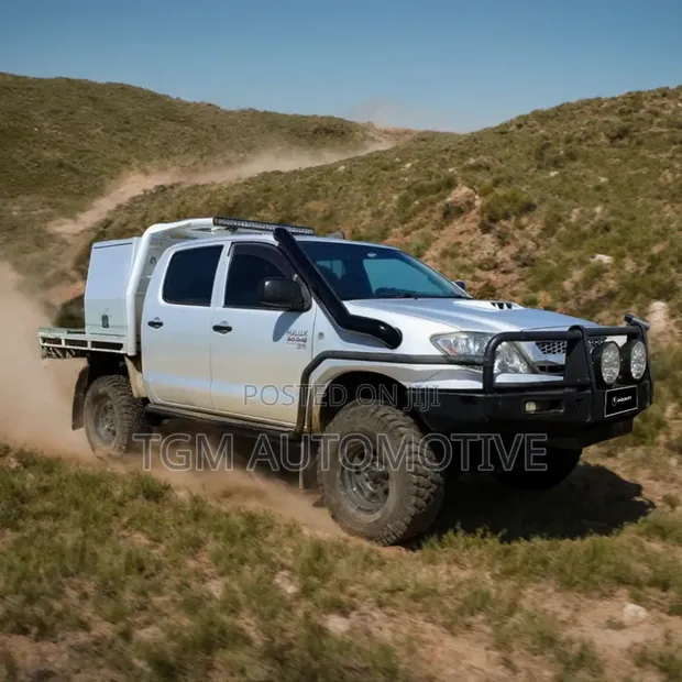 Toyota Hilux Vigo Steel Snorkel - Black - 1