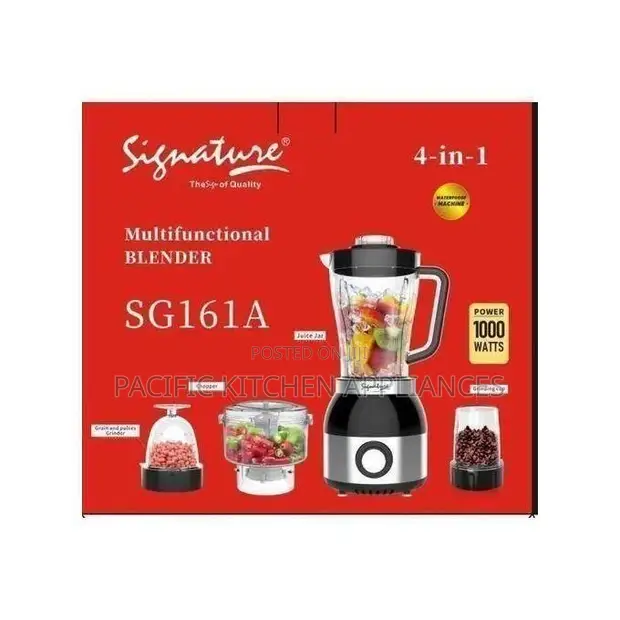Signature 4-in-1 Unbreakable Multifunctional Blender - 1
