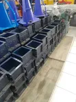 Premium 150mm Concrete Cube Test Moulds - Plastiki & Metallic - 1