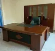 Mahogany Executive Office Desk - Premium Wooden Workstation - 4