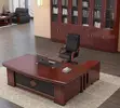 Mahogany Executive Office Desk - Premium Wooden Workstation - 5