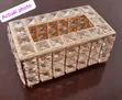 Crystal Napkin Dispenser - Gold - 1