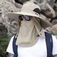 Kofia ya Nje ya Tactical ya Kupambana na Jua kwa Hiking - 5