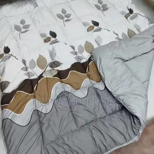 100% Pure Cotton Reversible Duvet Set - Double