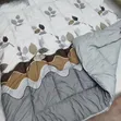 100% Pure Cotton Reversible Duvet Set - Double - 1