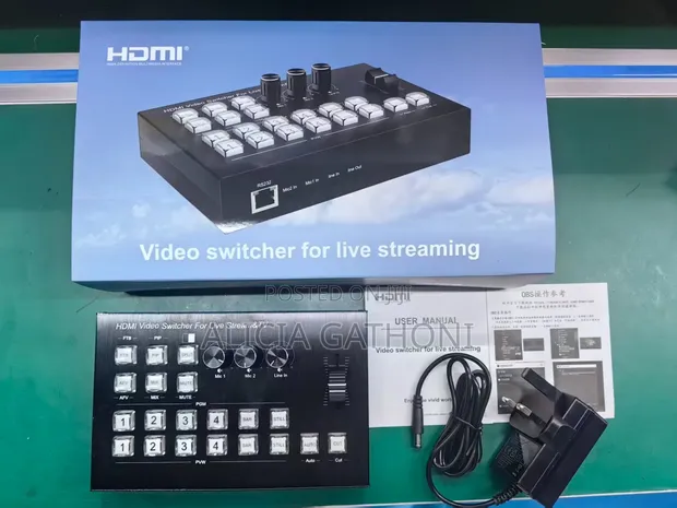 4-Input, 2-Output HDMI Video Switcher na Type-C - 1