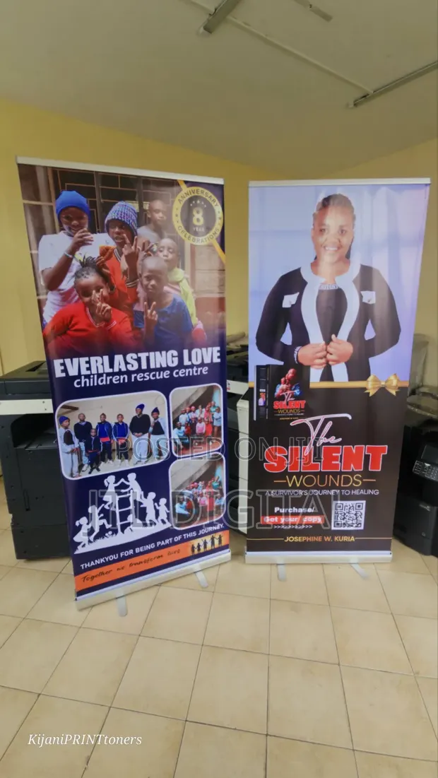 HD Quality Pullup Banner Printing - 1