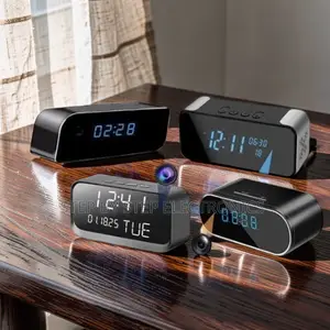4K WiFi Hidden Spy Camera Table Clock