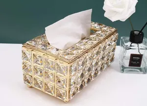 Sparkling Serviette Holder - Gold