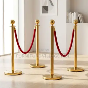 Premium Queue Stanchions - Gold