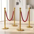 Premium Queue Stanchions - Gold - 1