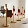 Premium Queue Stanchions - Gold - 2
