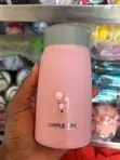 300ml Glass Water Bottle - Pink - 2
