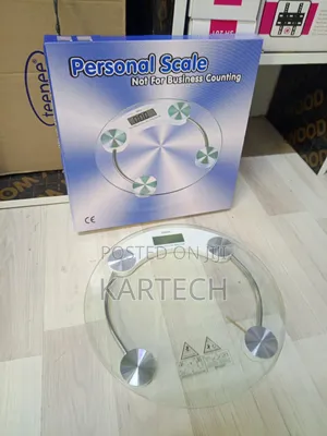 Digital Personal Body Weight Scale - Glass Bathroom Scale