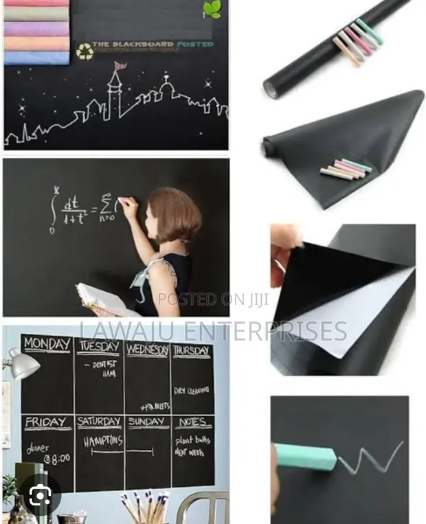 Karatasi ya Blackboard Inayobandika na Kalamu za Bure - 1