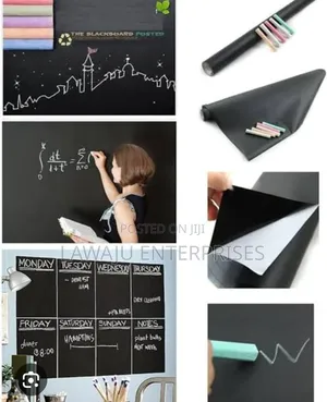 Adhesive Blackboard Paper with Free Pens