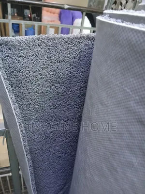 Grey/Black PVC Spaghetti Carpet