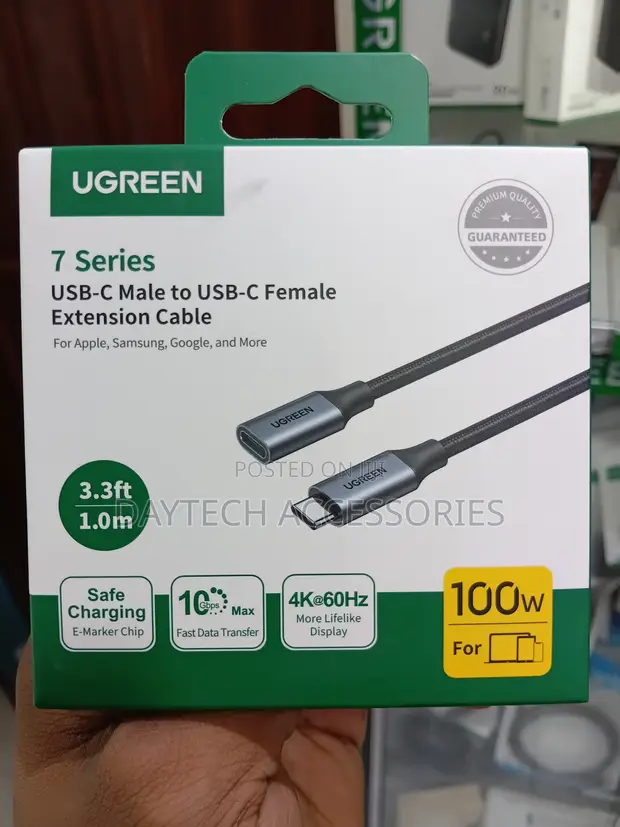 UGREEN US372 USB-C 3.1 Extension Cable (10Gbps) - 1