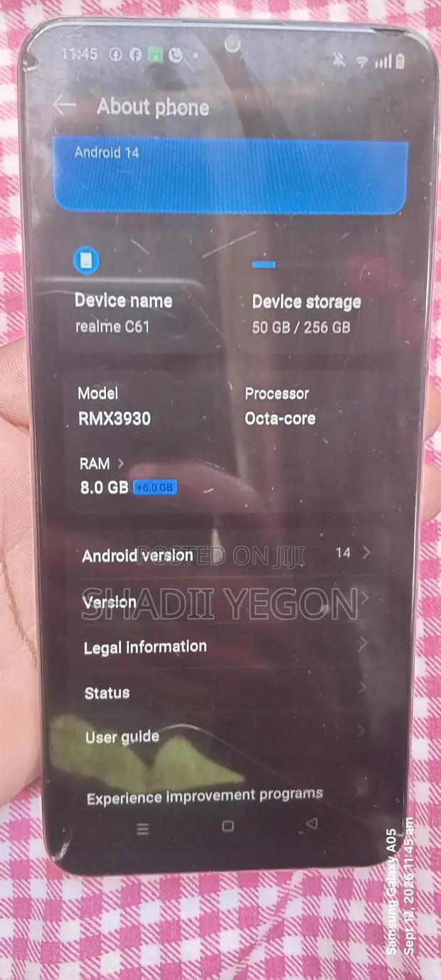 Realme C61 256GB Black (Used) - 1