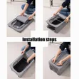 Foldable Zipped Closet Organizer - 3