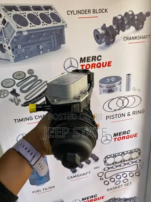 Oil Cooler Filter Housing for Mercedes A220, CLA250, GLA35 AMG, GLB250