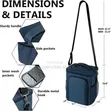 Insulated Food Bag with Side Pocket - 22x18x26cm - 3