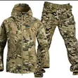 Outdoor Tactical Hiking Waterproof Softshell Suit - 1
