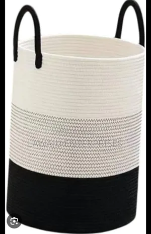 Heavy Woven Rope Clothes Storage Basket - 58L