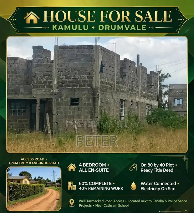 4-Bedroom Maisonette Under Construction in Ruai - 1