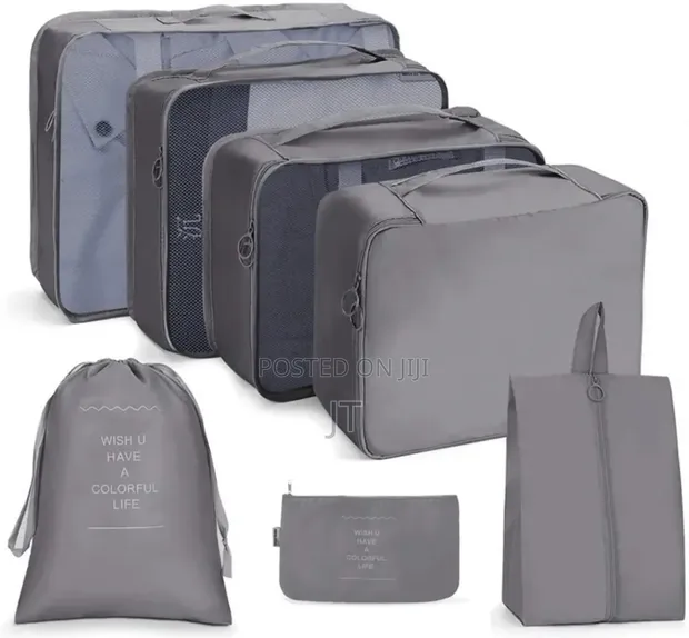 7-Piece Luggage Travel Suitcase Organizer Set - 1