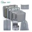 8-Piece Luggage Travel Organizer Set with Toiletry Case - 2