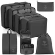 8-Piece Luggage Travel Organizer Set with Toiletry Case - 3