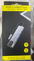 Type-C to HDTV 5-in-1 Adapter with LAN - 1
