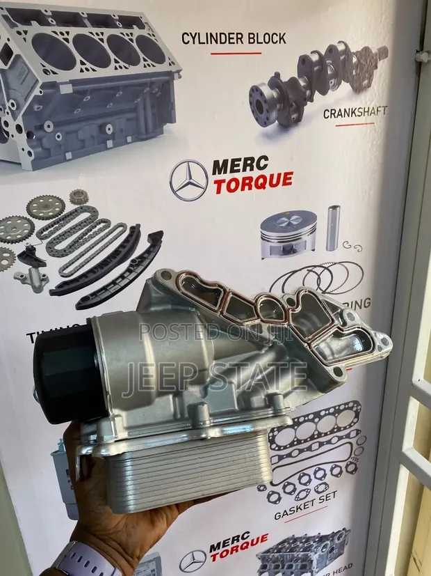 Mercedes-Benz Oil Filter Housing with Oil Cooler (W203/W211/W221) - 1