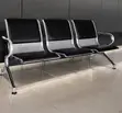 Linear 3-Way Airport Bench - 1