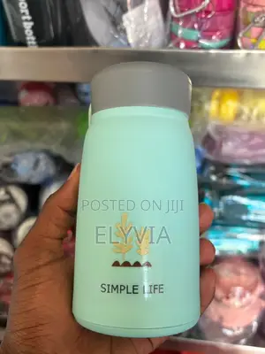 Green Glass Water Bottle