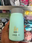Green Glass Water Bottle - 1