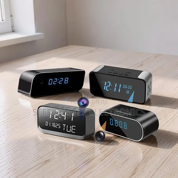 Smart WiFi Alarm Clock Hidden Spy Camera 4K - 1