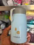 Minimalist Glass Water Bottle - Light Blue - 2