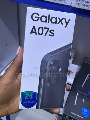 New Samsung Galaxy A07s 64GB Black