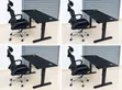 Electric Height-Adjustable Office Desk and Chair Combo - 1