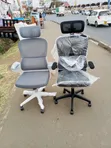 Modern Executive Office Chair - Black and White - 2