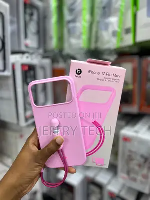 Pink Beats Kickstand Case with MagSafe for iPhone 17 Pro Max