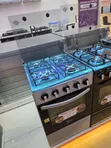 Roch 50x55cm Full Gas Cooker - Silver - 2