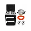 OLELON 4 Gas Burner Full Standing Cooker na Shelves - 2