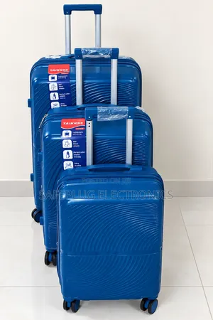 3-in-1 Unbreakable PP Suitcase Set with Spinner Wheels