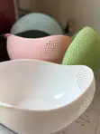 Rice Washing Straining Colander Bowl - 2