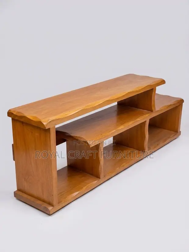 Palatial Mahogany Premium Solid Media Console - 1