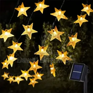 Solar Powered Star Fairy Lights - 12M, 100 LEDs